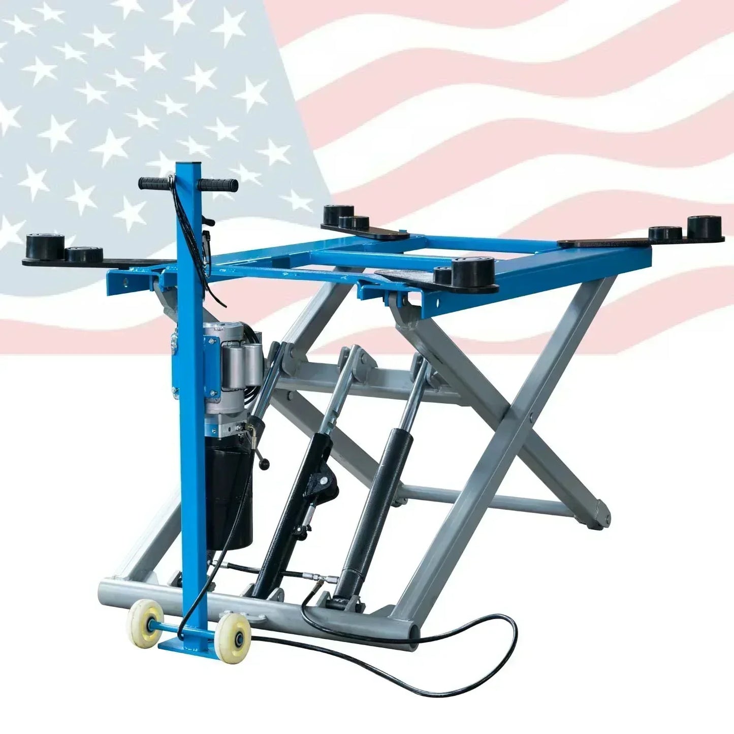 6200 LB.MID RISE SCISSOR AUTOMOTIVE LIFT HYDRAULIC MOVABLE LIFT