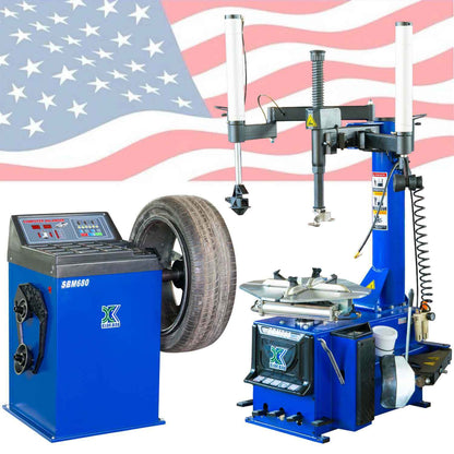 NEW 988 TIRE CHANGER WHEEL CHANGERS MACHINE 680 COMBO BALANCER RIM CLAMP