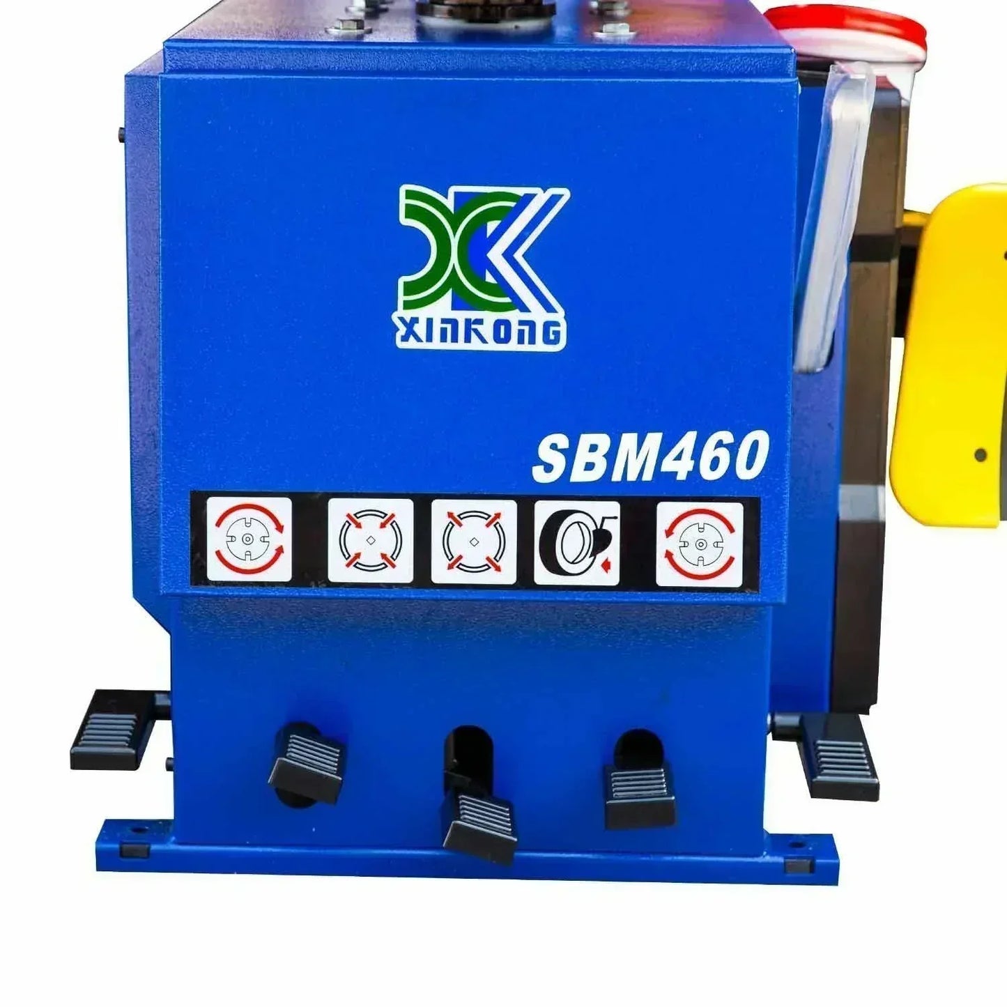 SINGLE 1.5HP TIRE CHANGER WHEEL CHANGERS MACHINE 580 WITH NEW DOUBLE FOOT PEDAL