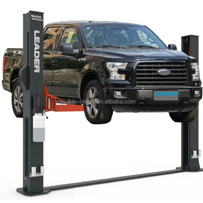 Two post lift auto hoist vehicle ramp 4.0T with single manual unlock