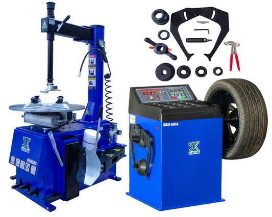 A+1.5 HP Tire Changer & Wheel Balancer Machine Combo 580 680
