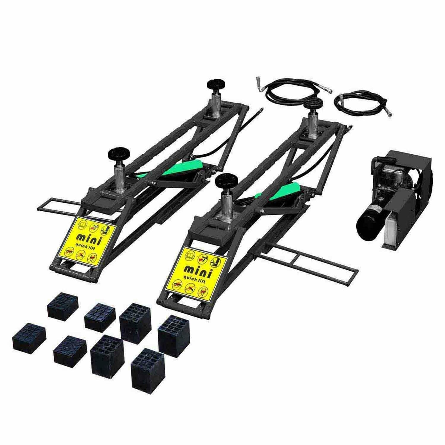 MINI SCISSOR CAR LIFT 6200 LB CAPACITY PORTABLE 110V